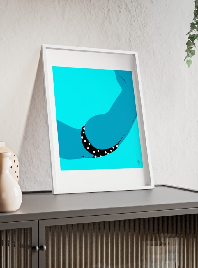 Dive In Poster, Framed