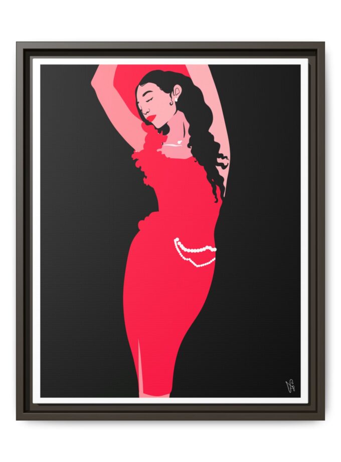 Goddess Canvas, Framed