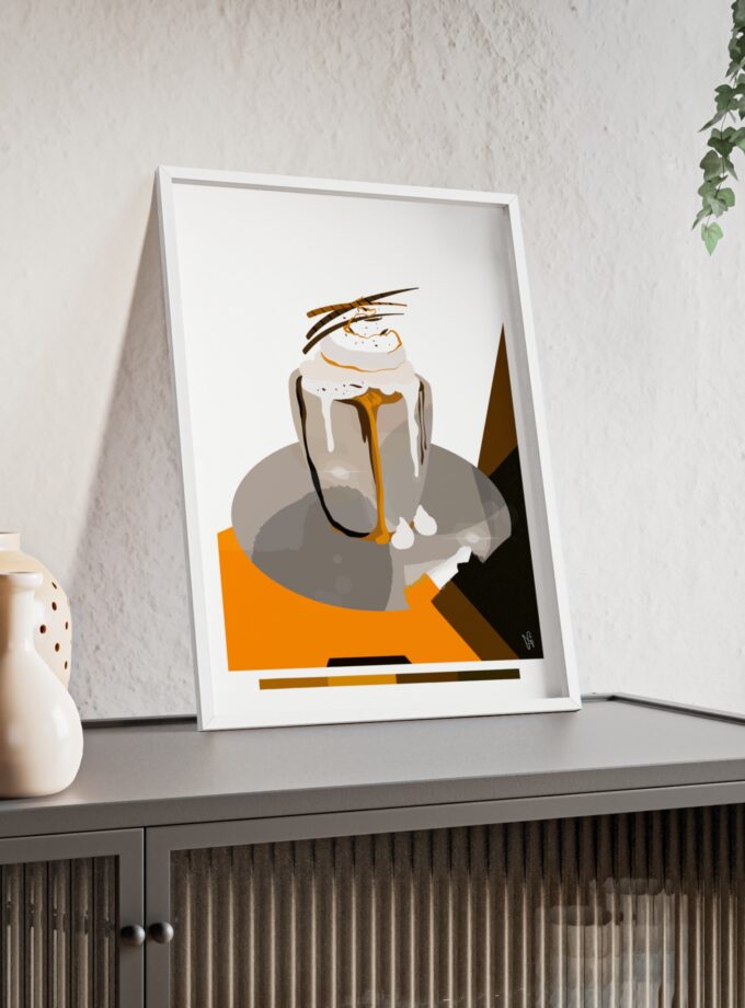 Caramel Bliss Poster, Framed