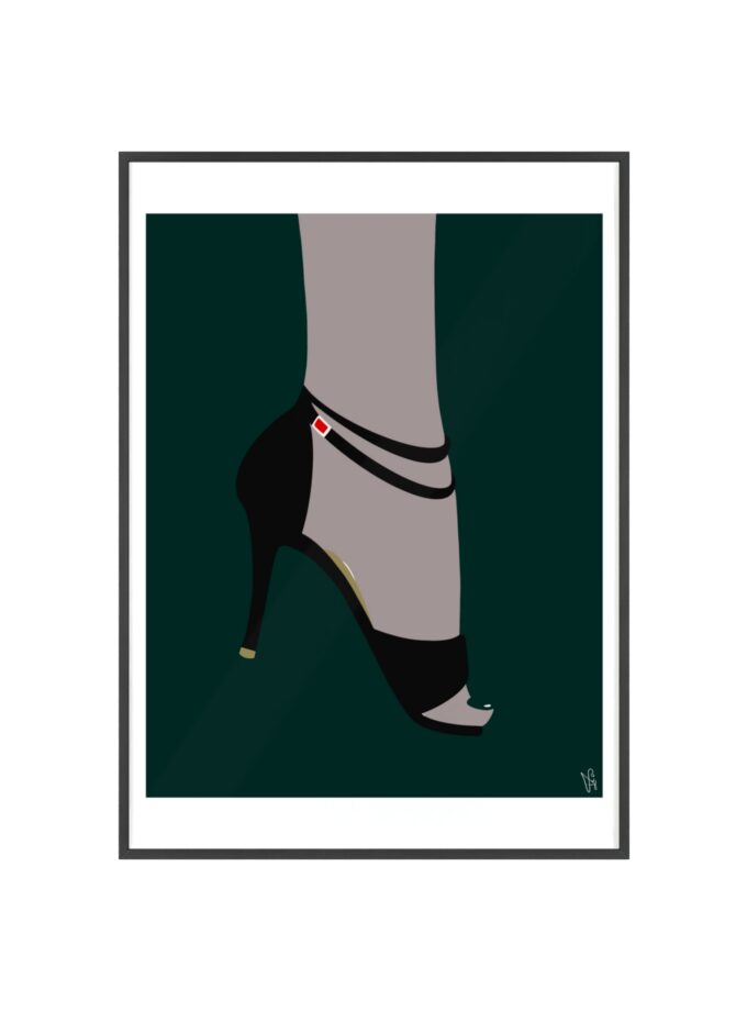 Emerald Poster, Framed