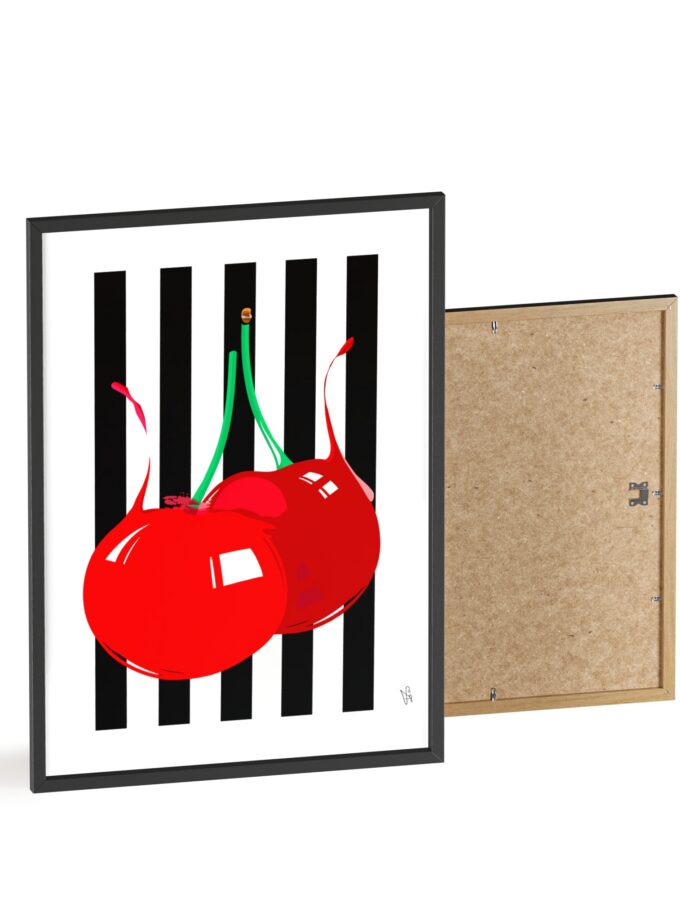 Cherries Poster, Framed