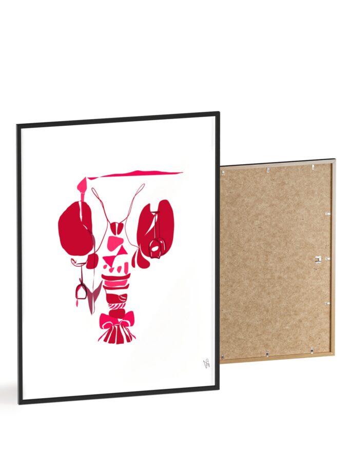 Chef's Kiss Poster, Framed