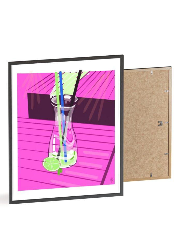 Mojito In Starigrad Poster, Framed