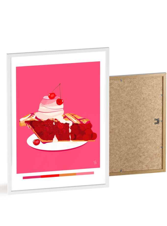 Cherry Pie Poster, Framed