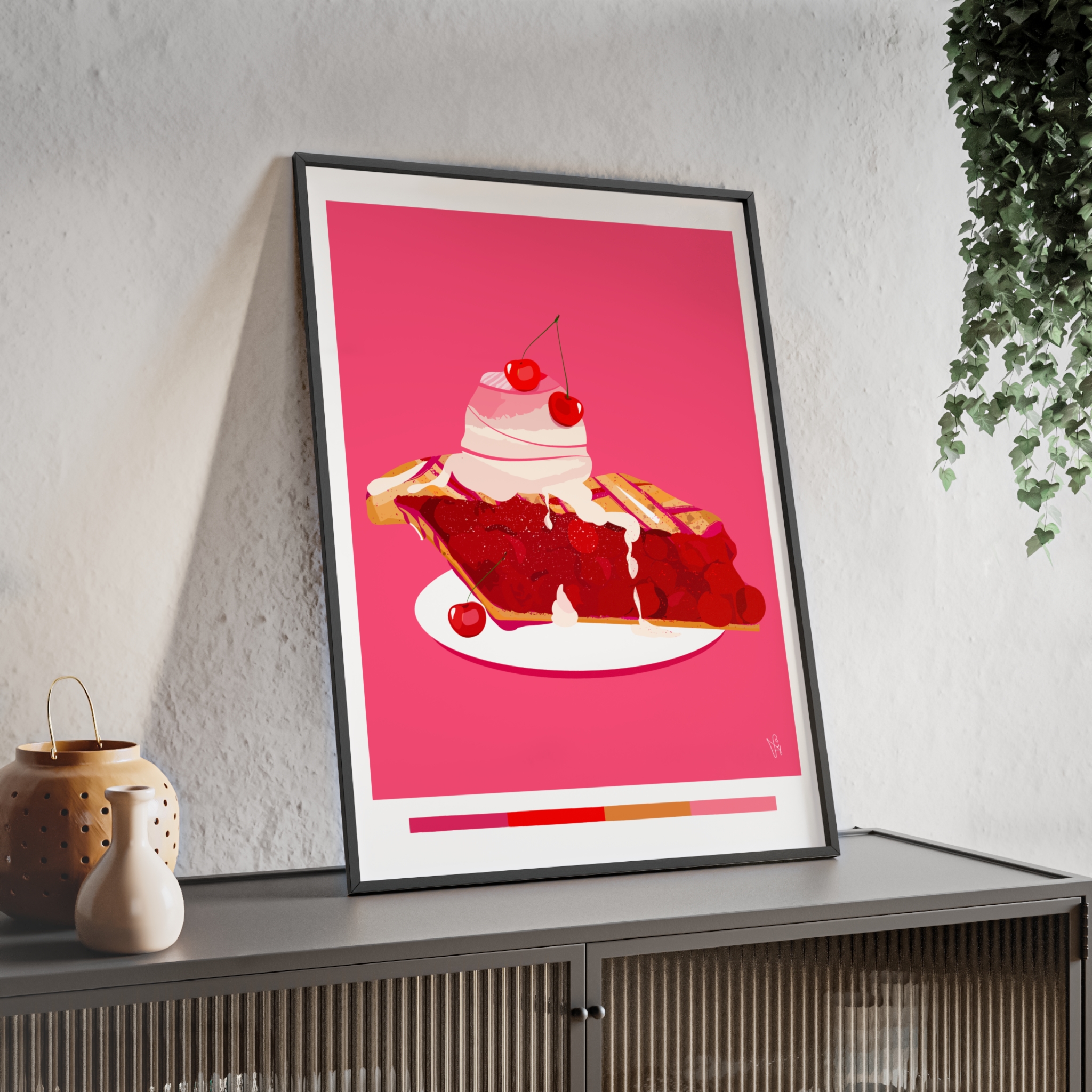 Cherry Pie Poster, Framed - Image 19