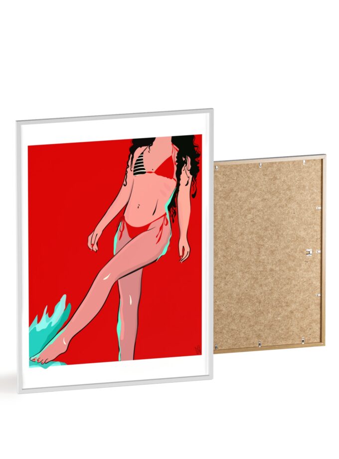 Budva Poster, Framed