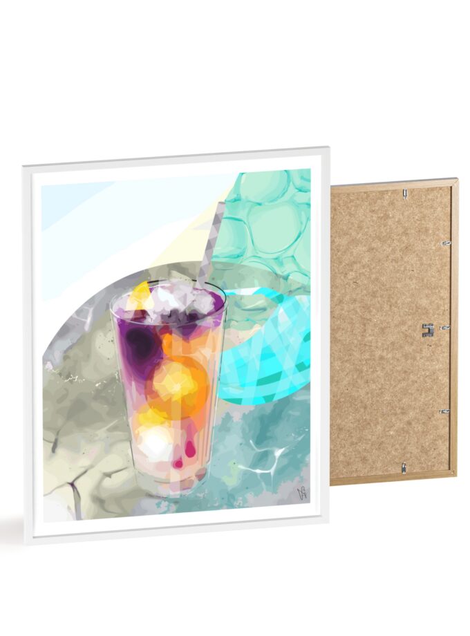 Lemonade In Zagreb Poster, Framed