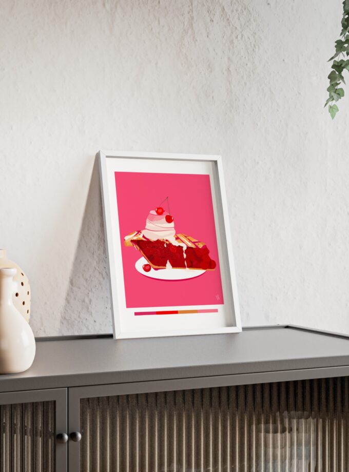Cherry Pie Poster, Framed