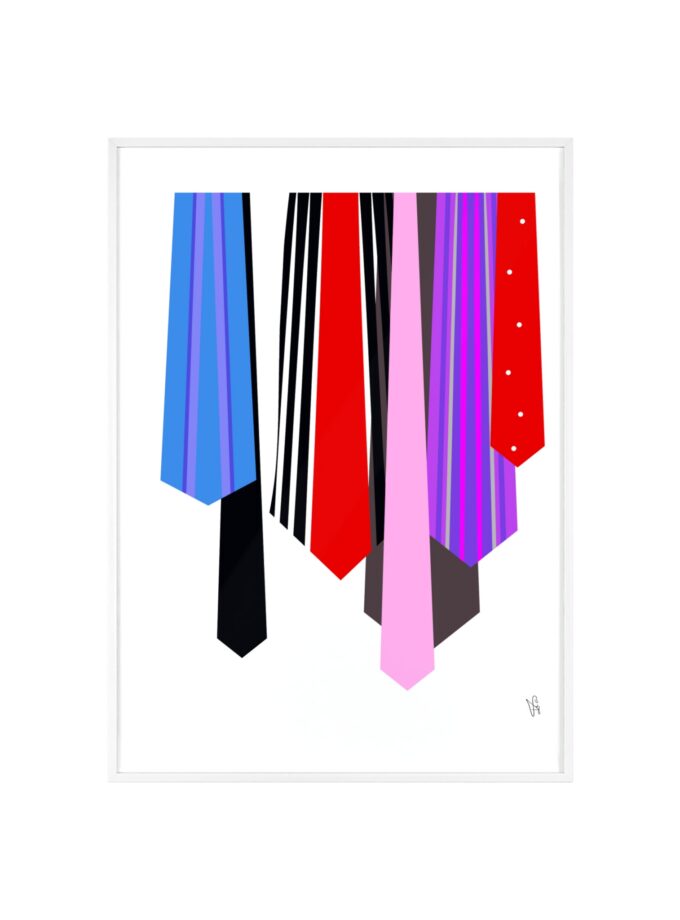 Ties Poster, Framed