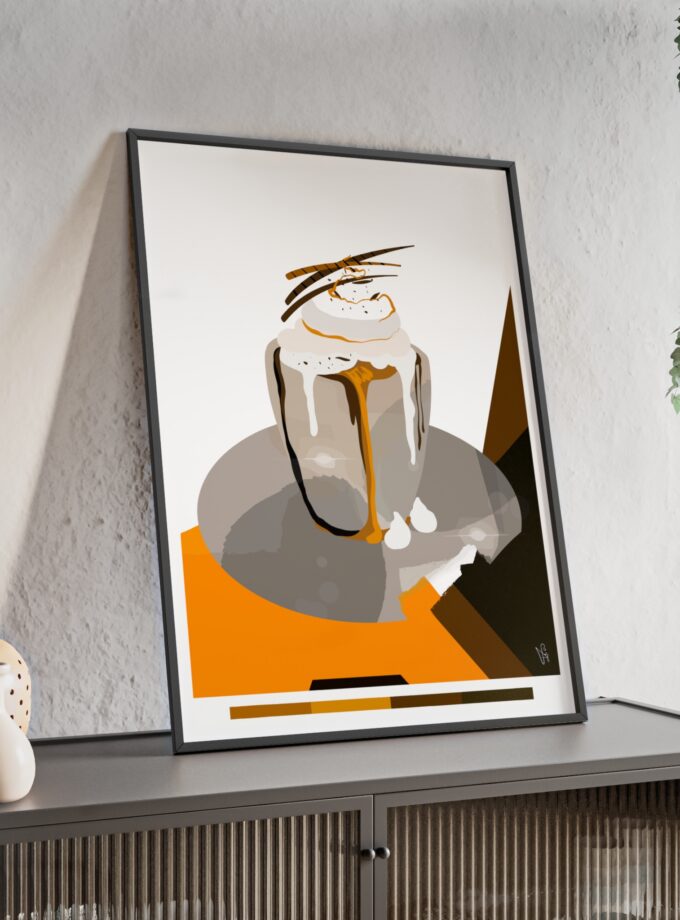 Caramel Bliss Poster, Framed