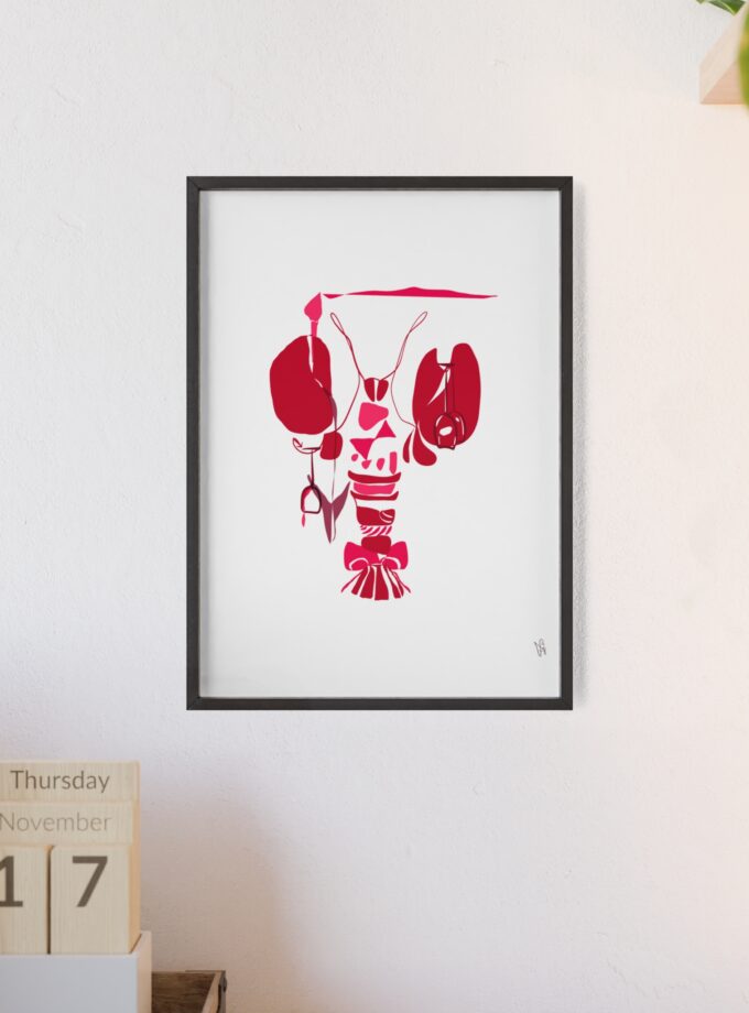 Chef's Kiss Poster, Framed