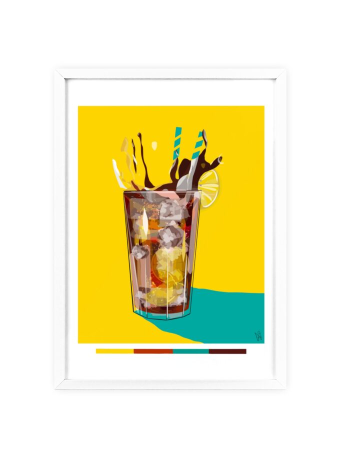 Splash Poster, Framed