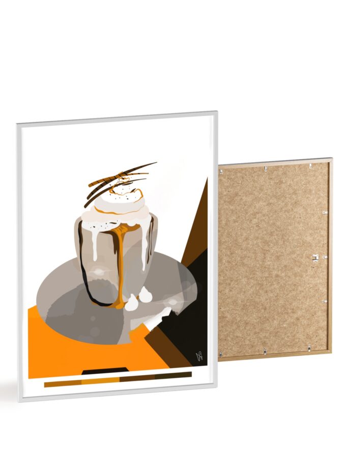 Caramel Bliss Poster, Framed