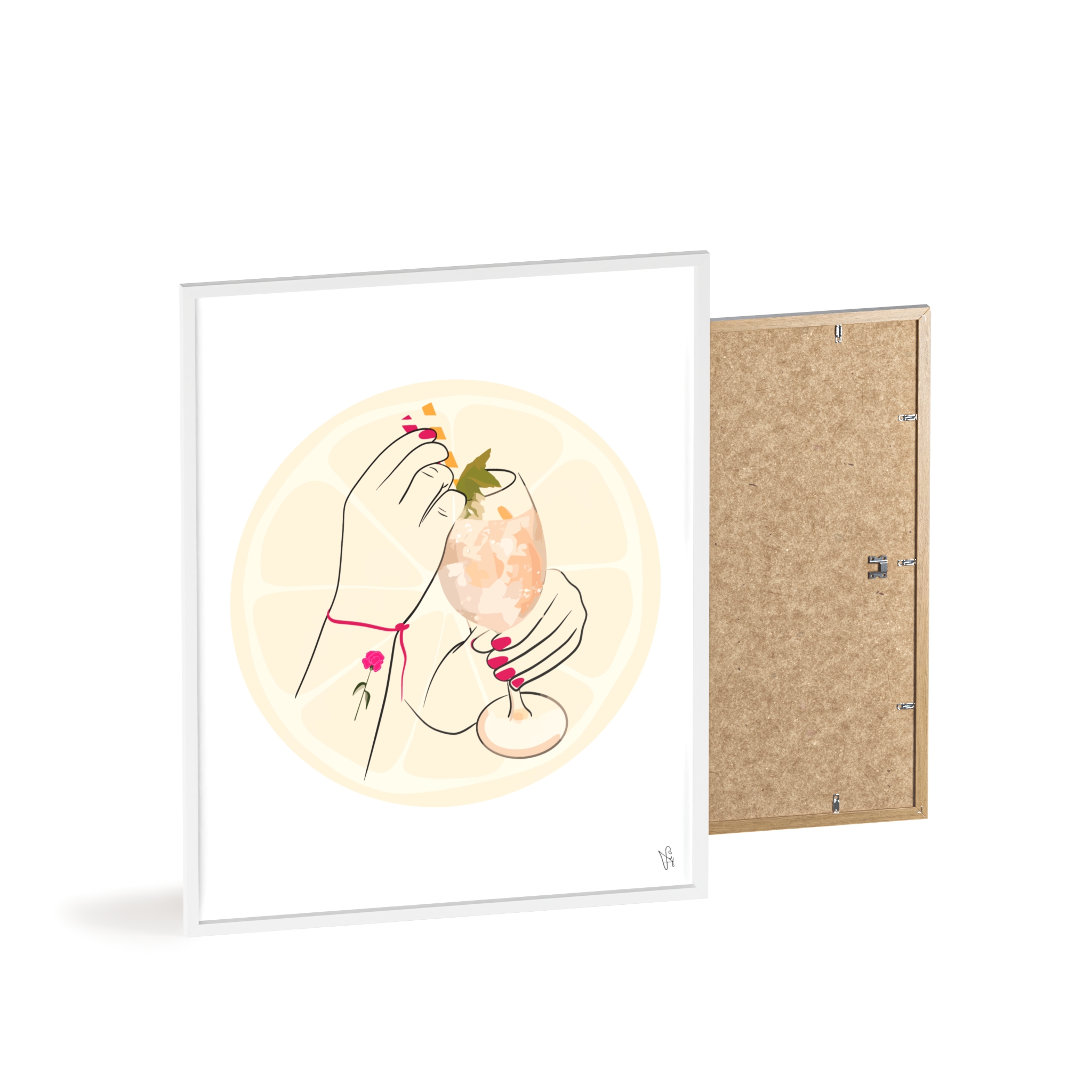 A Toast To Friendship Poster, Framed - Image 18