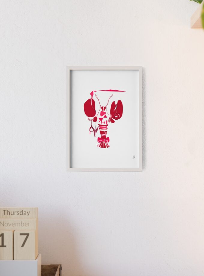 Chef's Kiss Poster, Framed