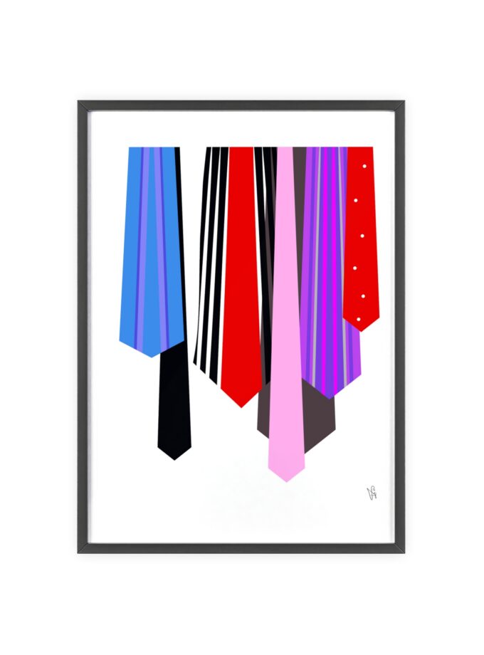 Ties Poster, Framed