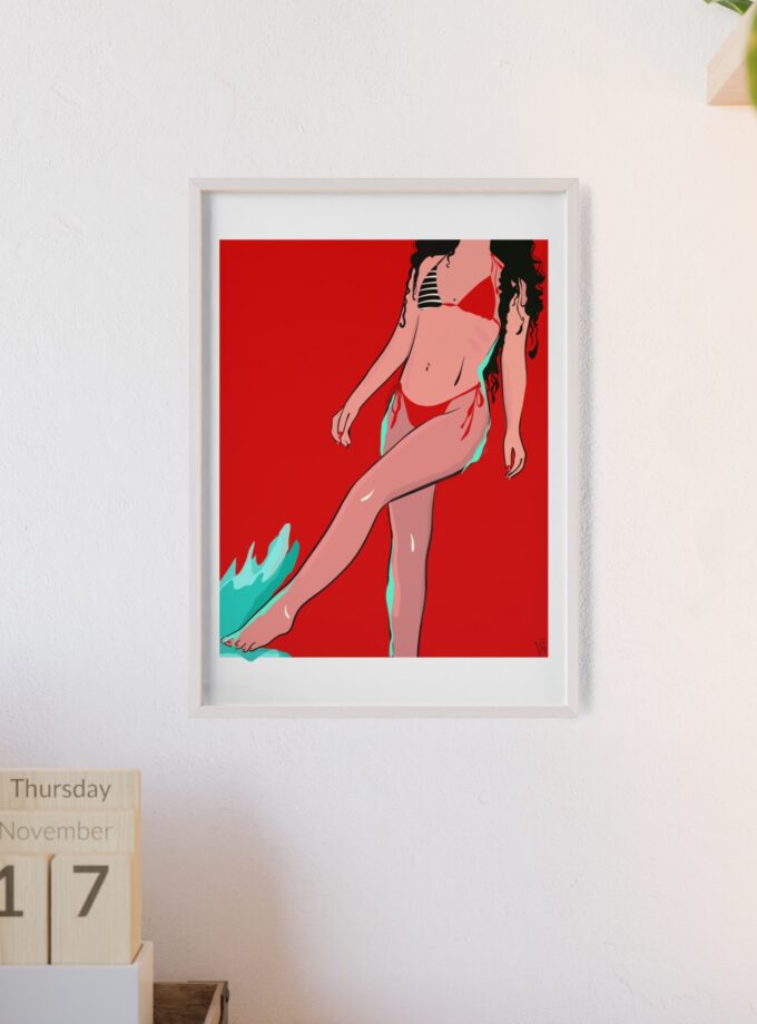 Budva Poster, Framed