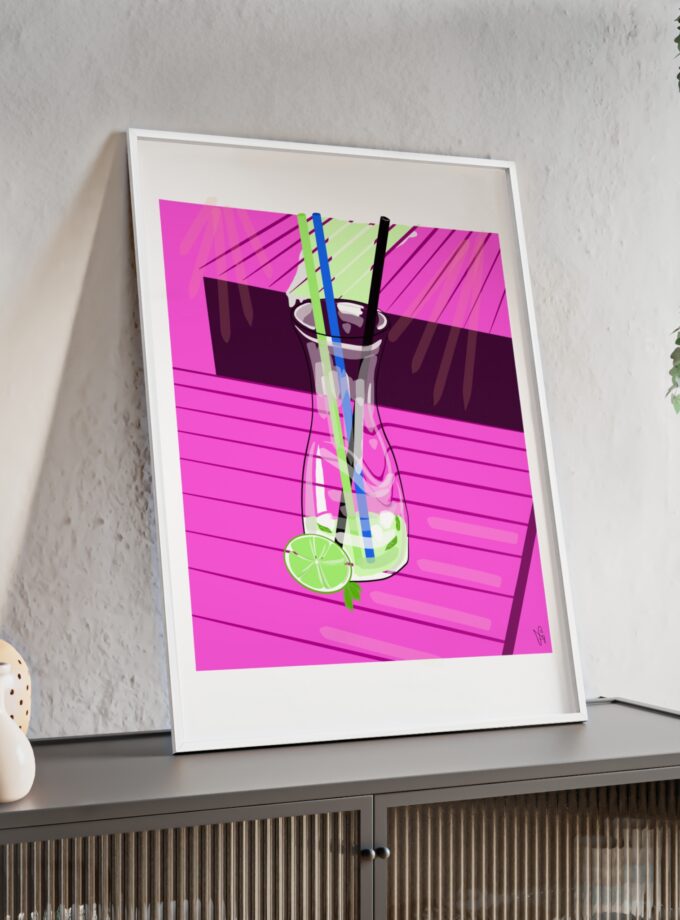 Mojito In Starigrad Poster, Framed