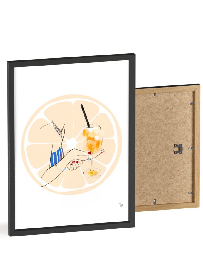 Mimosa in Dubrovnik Poster, Framed