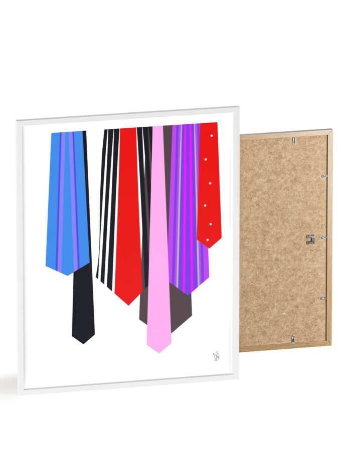 Ties Poster, Framed