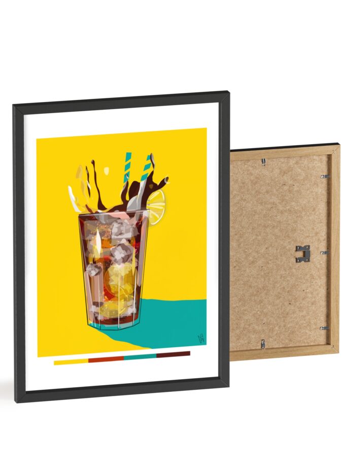 Splash Poster, Framed