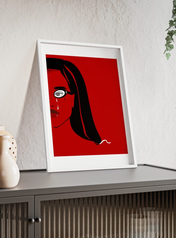 Writer Poster, Framed