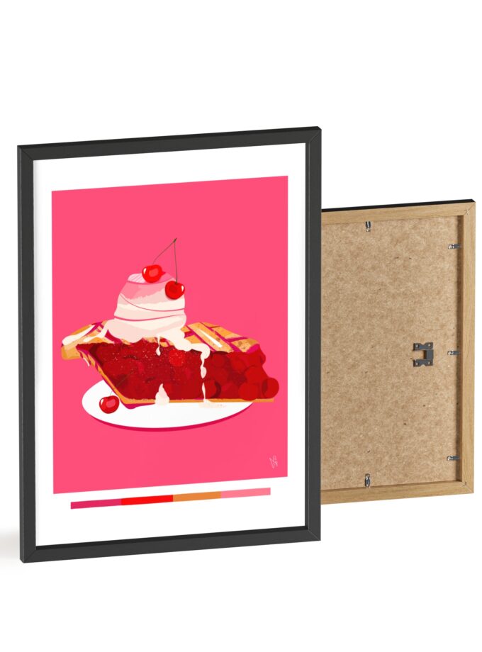 Cherry Pie Poster, Framed