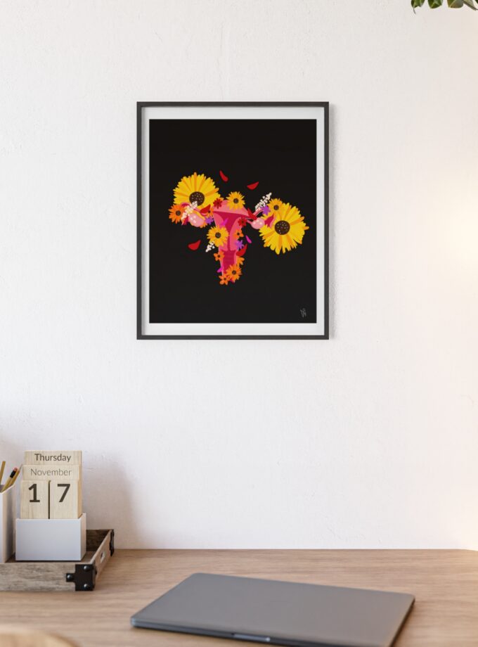 Nature Is Healing Poster, Framed