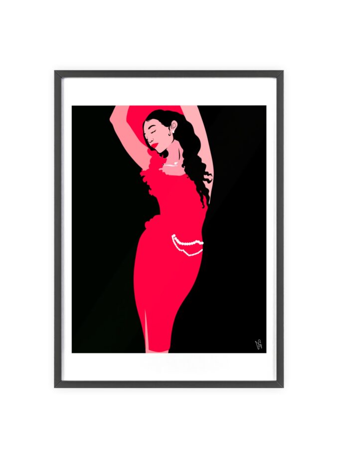 Goddess Poster, Framed