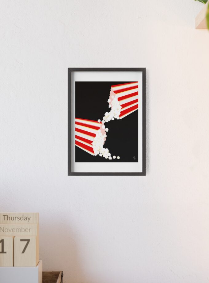 September Date Poster, Framed