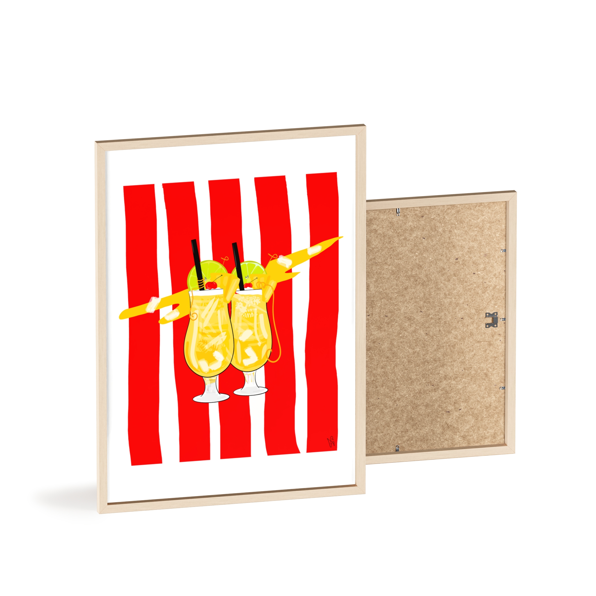 Pina Colada Poster, Framed - Image 58