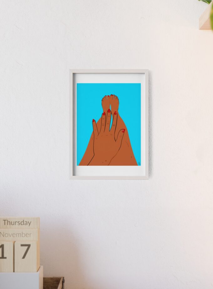 Sky Polish Poster, Framed