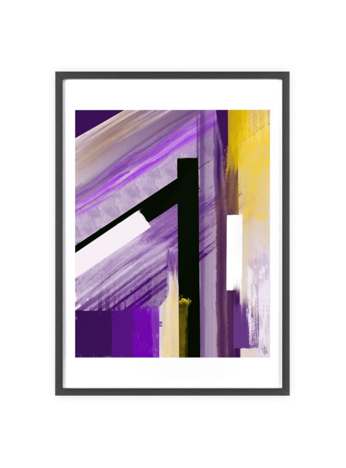 Lilac Poster, Framed