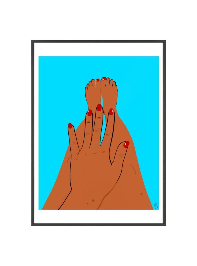 Sky Polish Poster, Framed