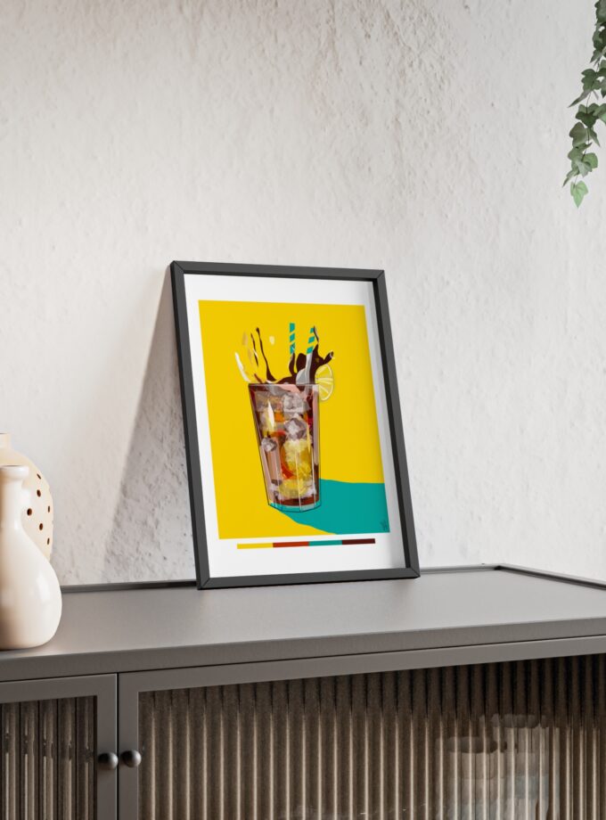 Splash Poster, Framed