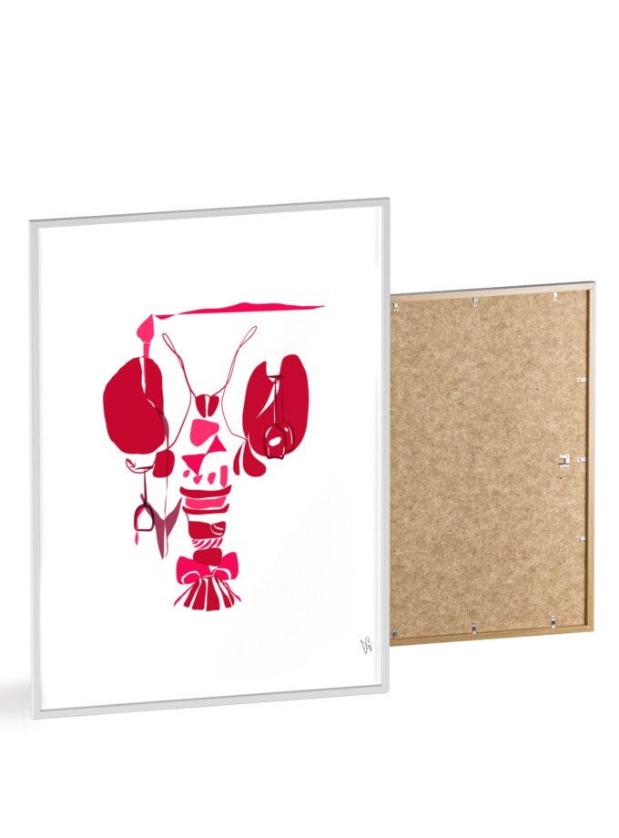 Chef's Kiss Poster, Framed