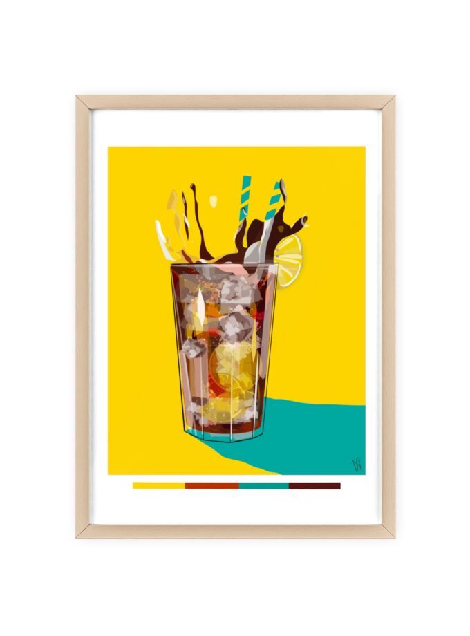 Splash Poster, Framed