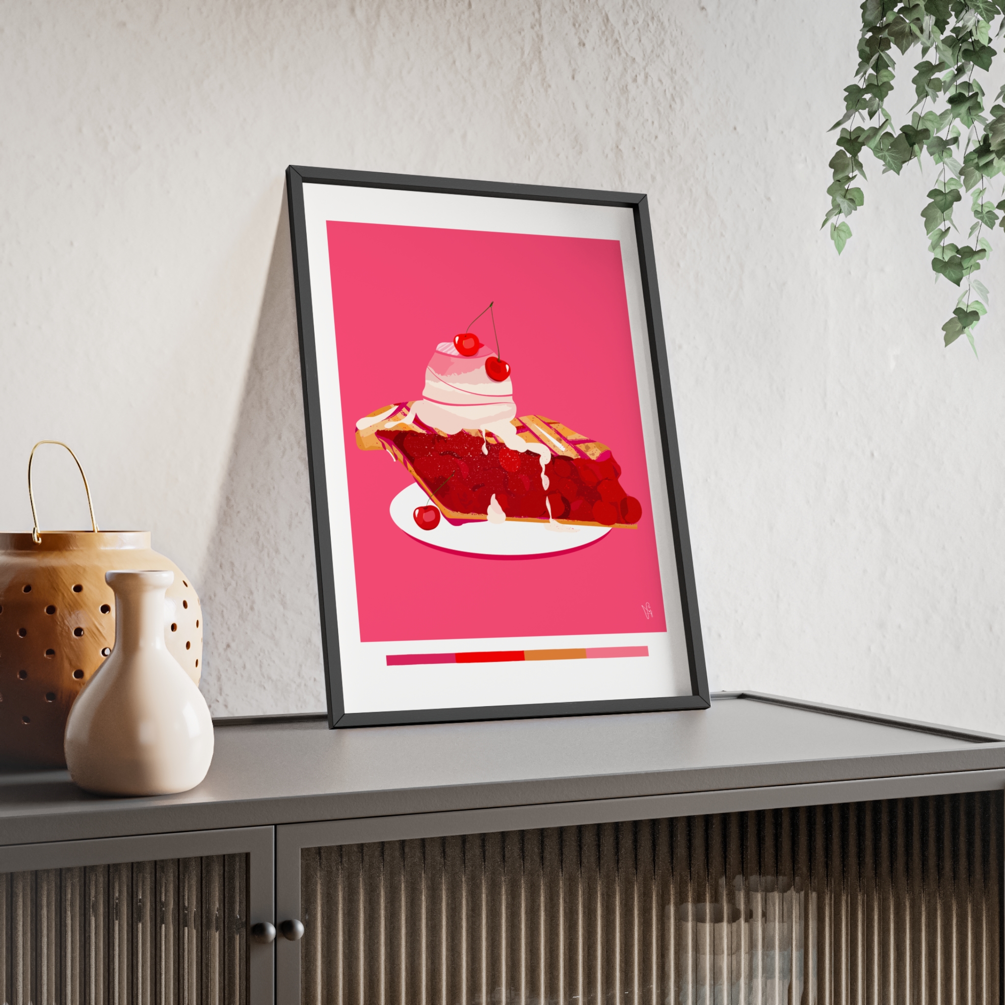 Cherry Pie Poster, Framed - Image 39