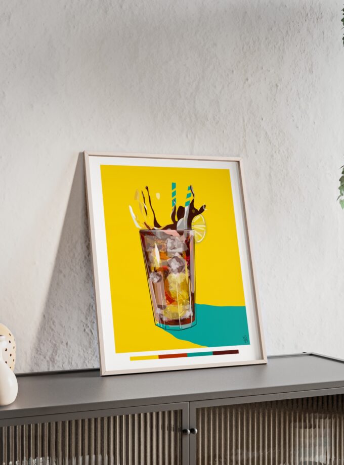 Splash Poster, Framed