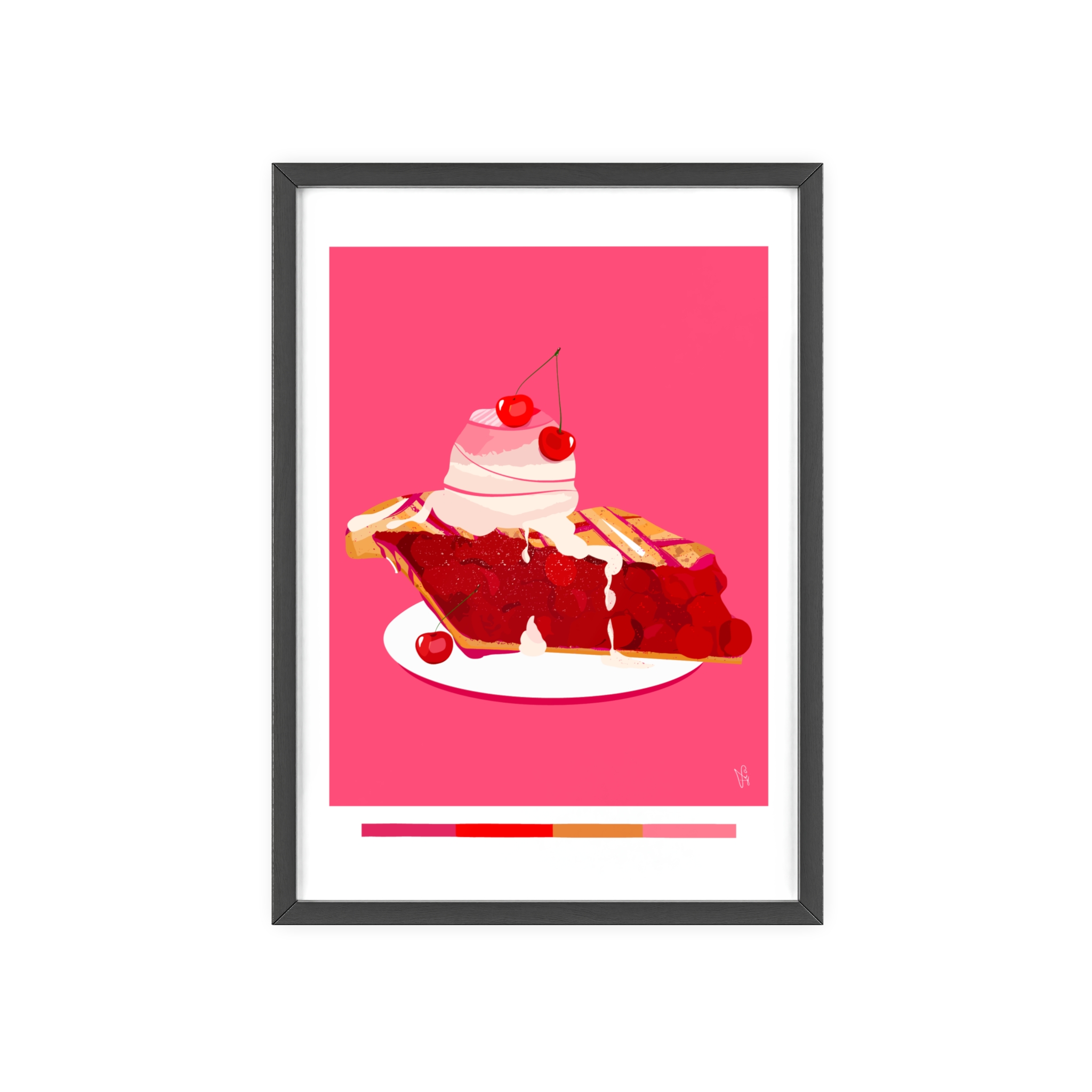 Cherry Pie Poster, Framed - Image 53