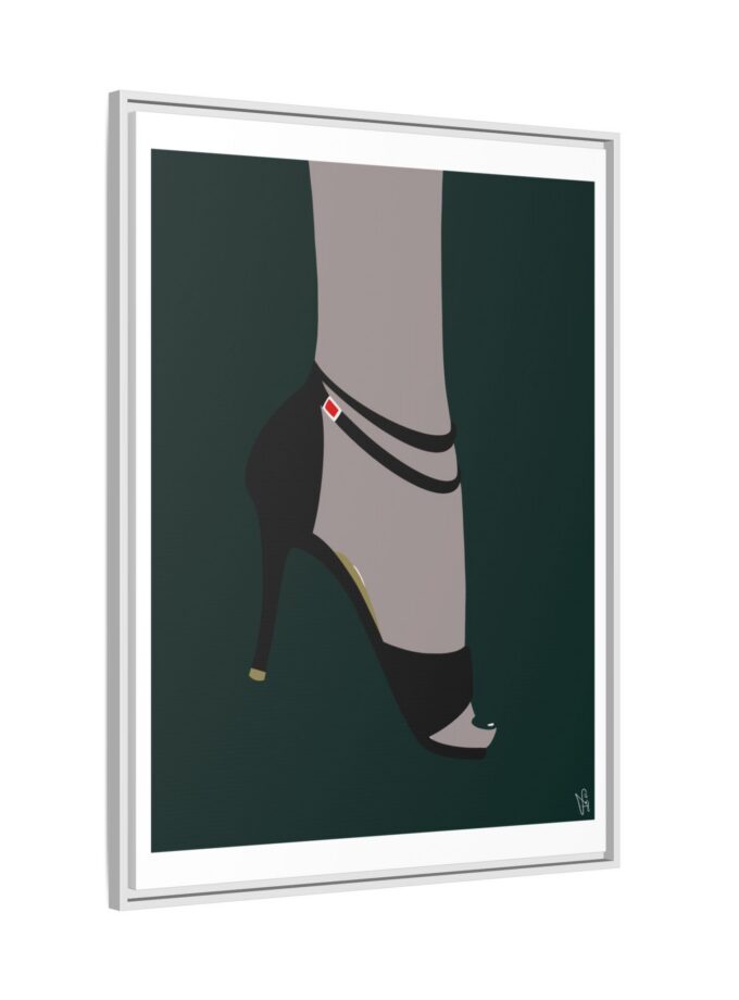 Emerald Canvas, Framed