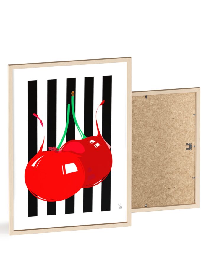 Cherries Poster, Framed