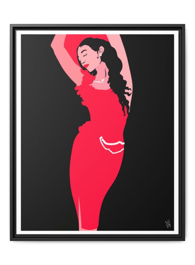 Goddess Canvas, Framed