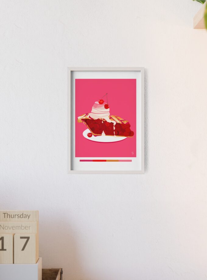 Cherry Pie Poster, Framed