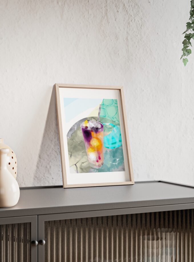 Lemonade In Zagreb Poster, Framed