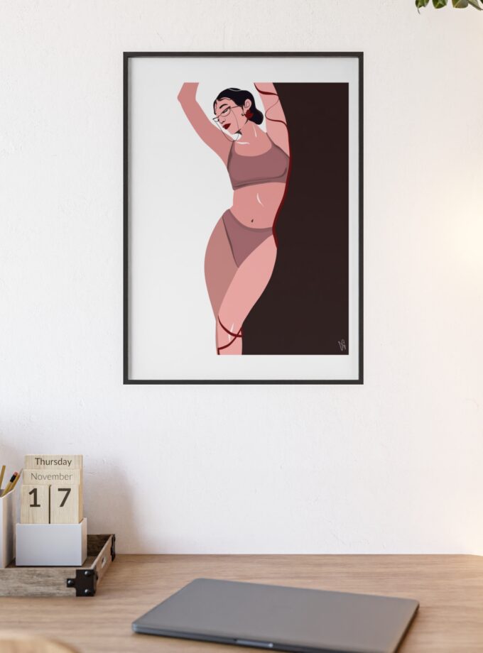 My Time Poster, Framed