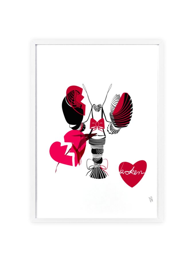 Heartbroken Poster, Framed