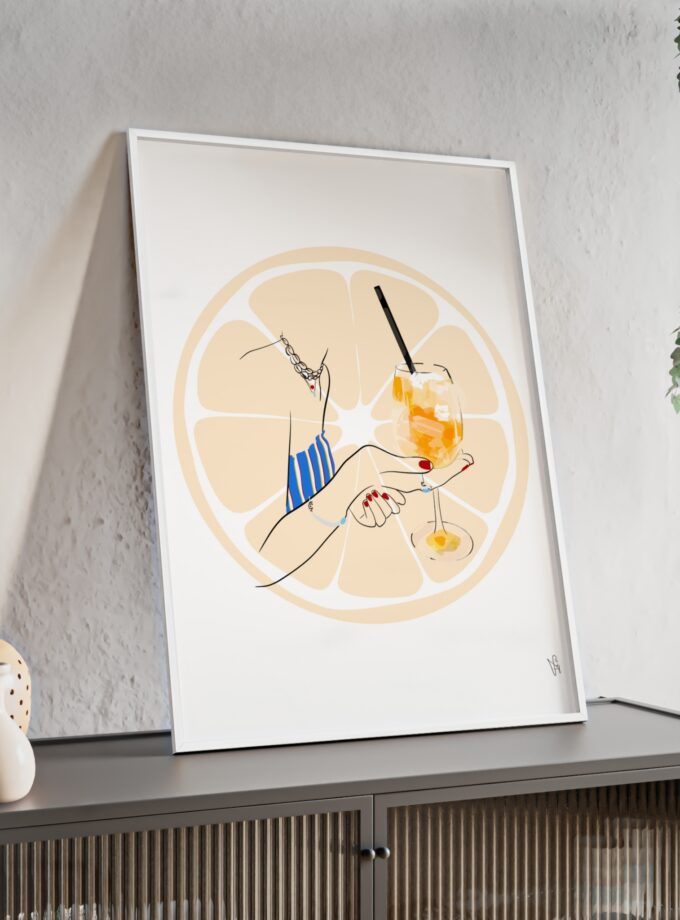 Mimosa in Dubrovnik Poster, Framed