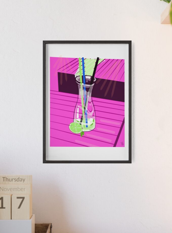 Mojito In Starigrad Poster, Framed