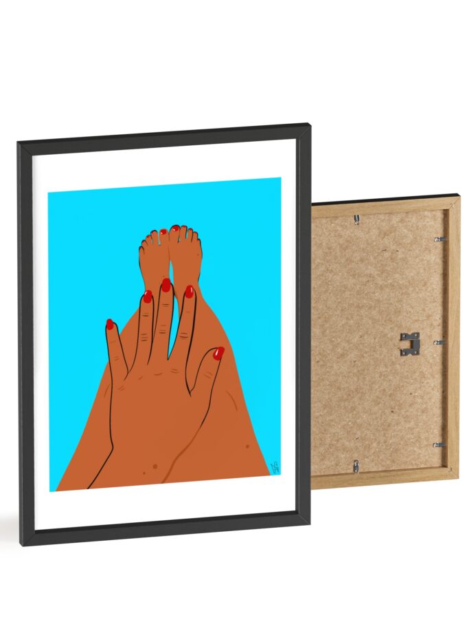 Sky Polish Poster, Framed